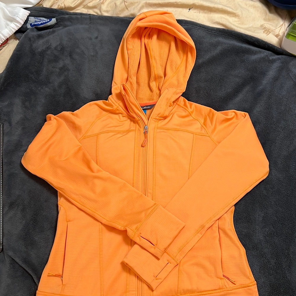 Brand New Eddie Bauer High Route Grid Fleece Full Zip sweatshirt. Never worn.